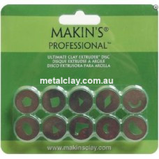 Makins         Ultimate Clay Extruder Additional Discs Set B